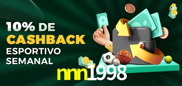 10% de bônus de cashback na nnn1998