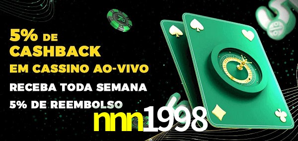 Promoções do cassino ao Vivo nnn1998